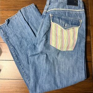 Sean John Light Blue Jeans with Striped Pocket